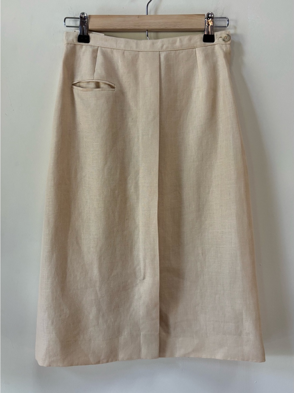 Vintage Calvin Klein Minimalist Linen Skirt